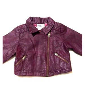 Osh kosh leather jacket